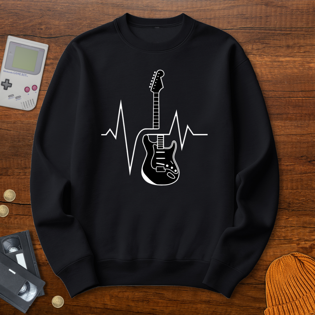 Printify Sweatshirt S / Black EKGuitar - Sweatshirt