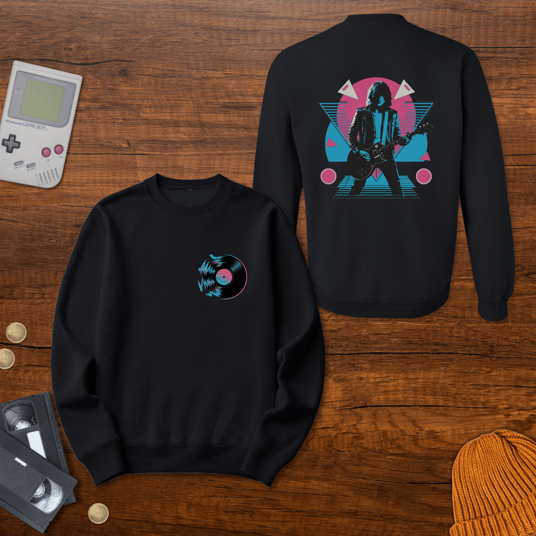 Printify Sweatshirt S / Black Electric Metal - Sweatshirt