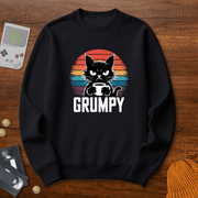 Printify Sweatshirt S / Black Grumpy - Sweatshirt