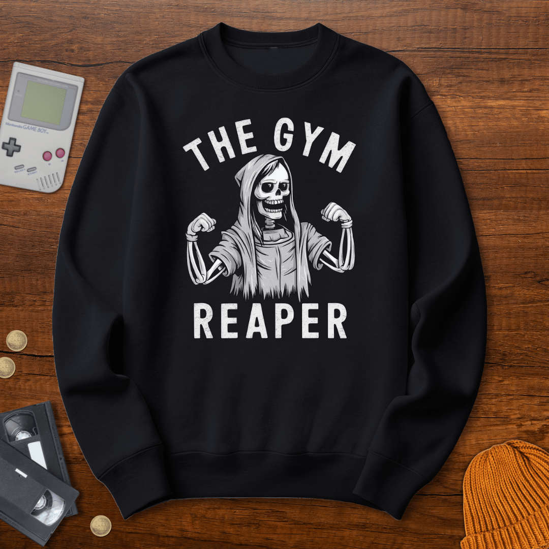 Printify Sweatshirt S / Black GymReaper - Sweatshirt