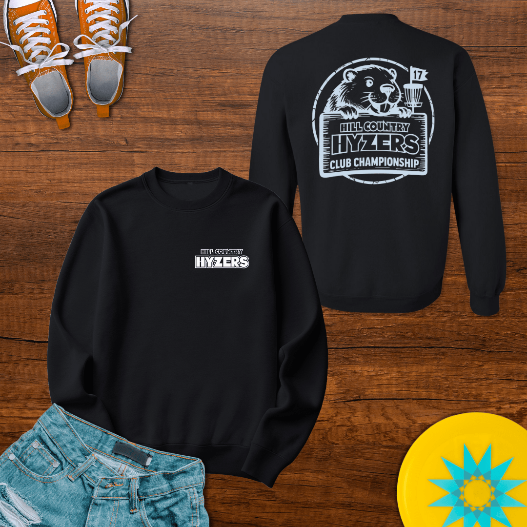 Printify Sweatshirt S / Black Hill Country Hyzers Disc Golf Championship - Sweatshirt