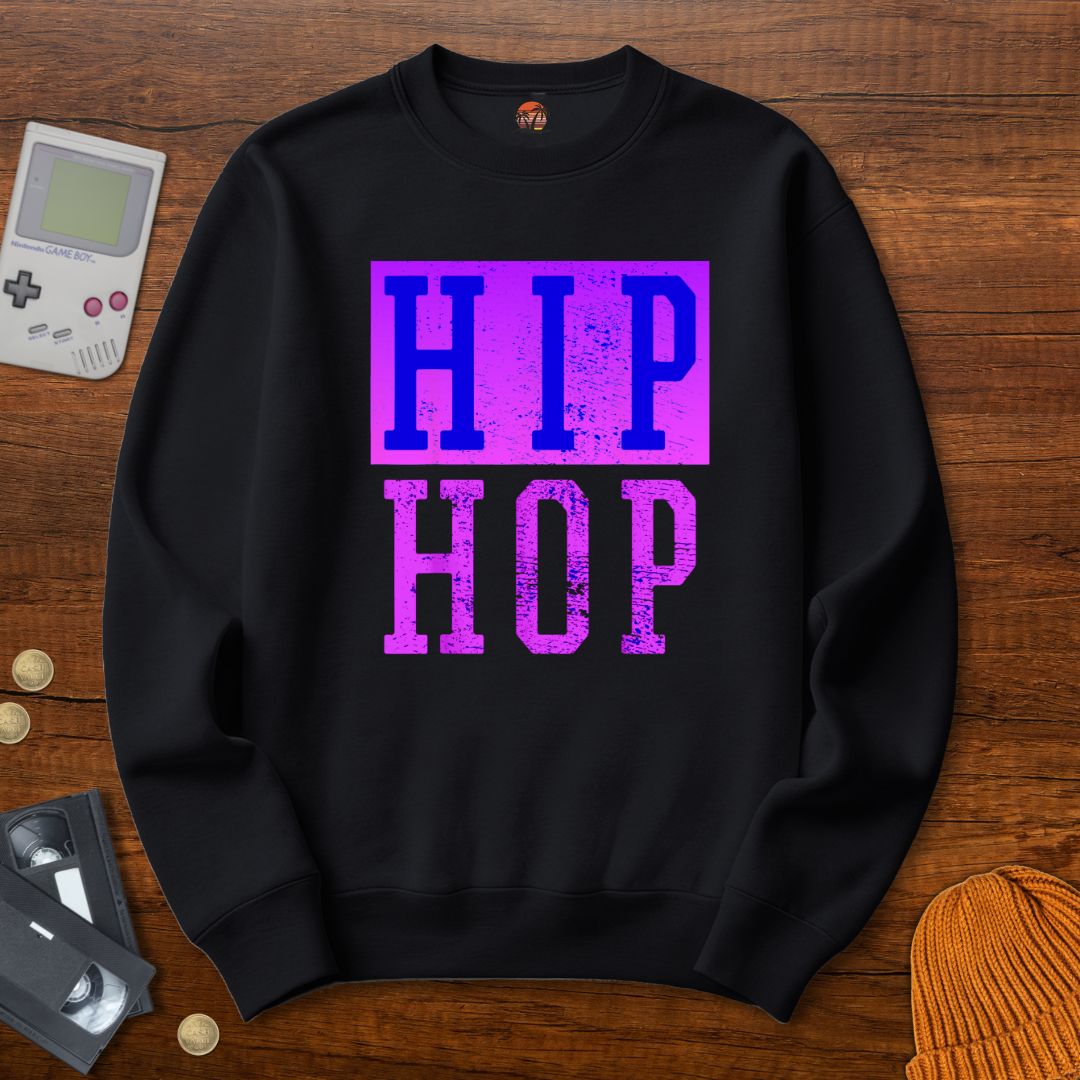 Printify Sweatshirt S / Black HIPHOP - Sweatshirt