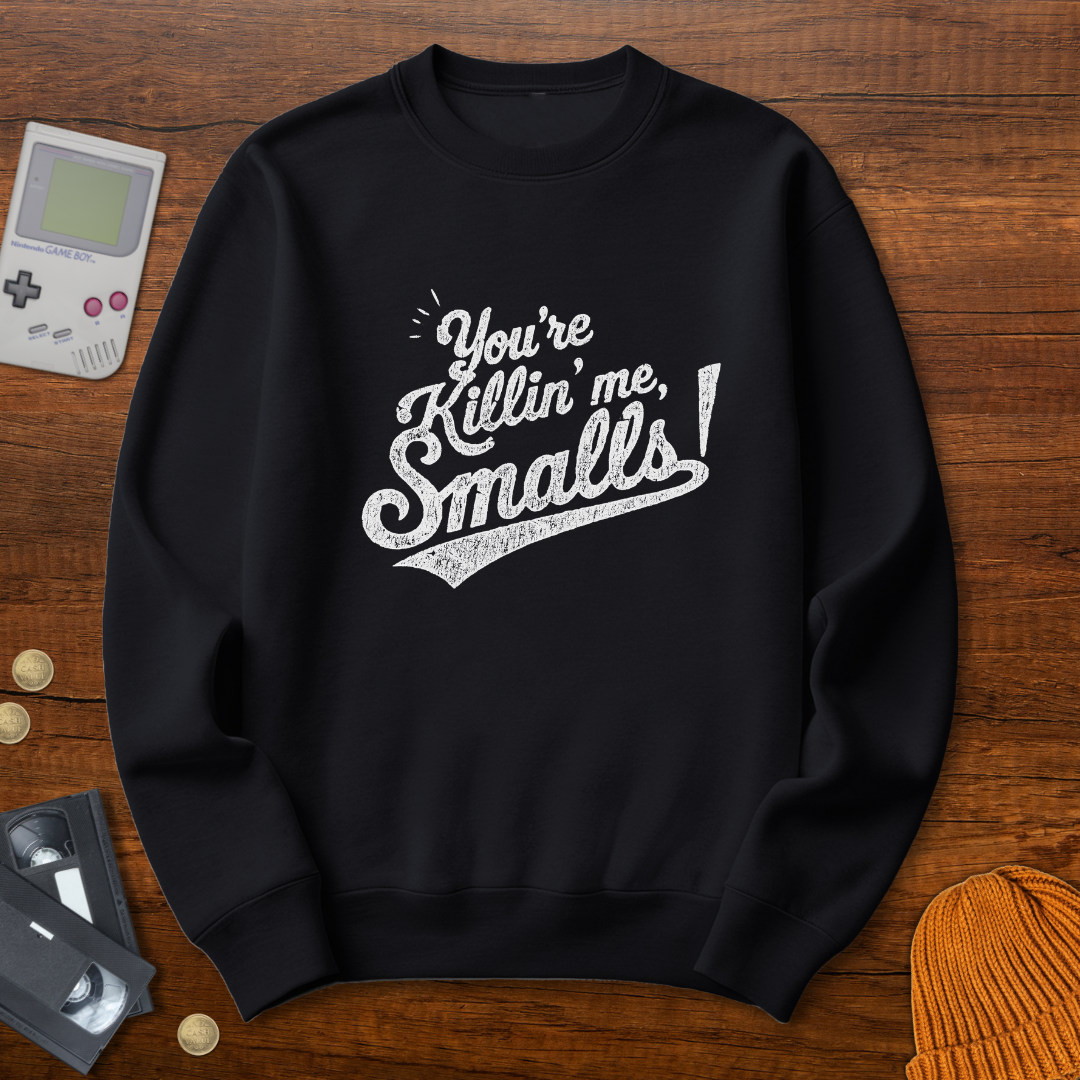 Printify Sweatshirt S / Black Killing me smalls - Sweatshirt