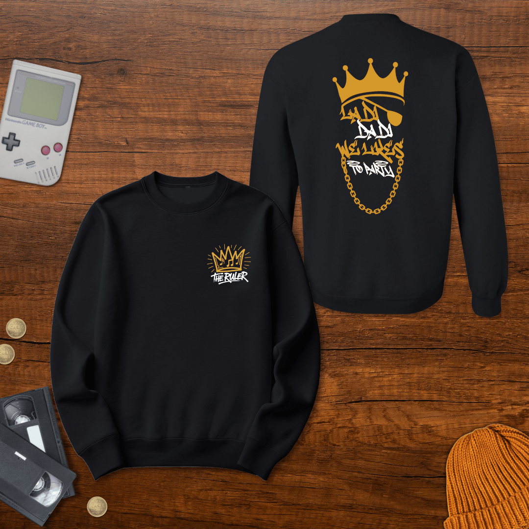 Printify Sweatshirt S / Black La Di Da Di - Sweatshirt