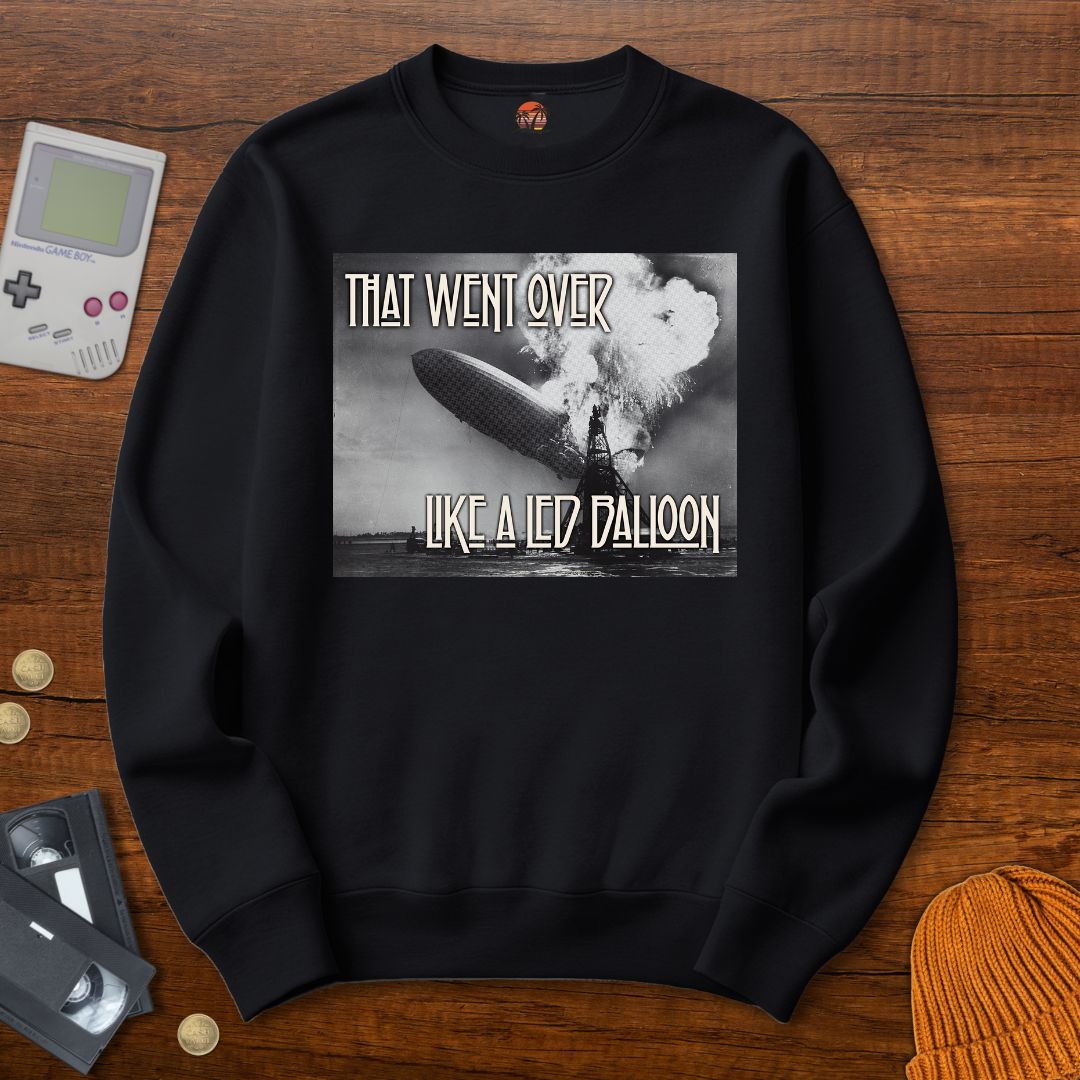 Printify Sweatshirt S / Black Led Balloon - Sweatshirt