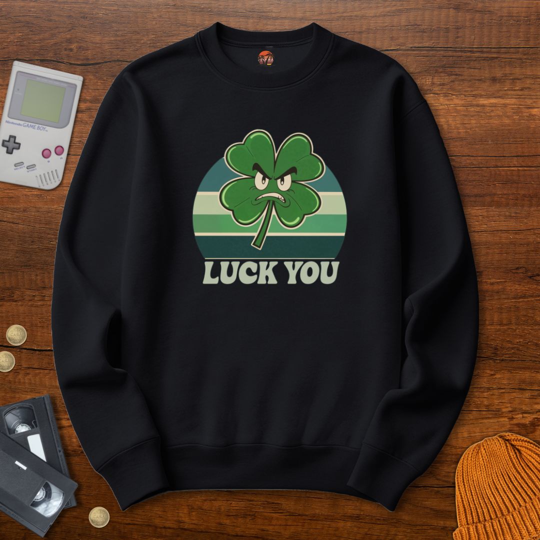 Printify Sweatshirt S / Black LuckYou - Sweatshirt