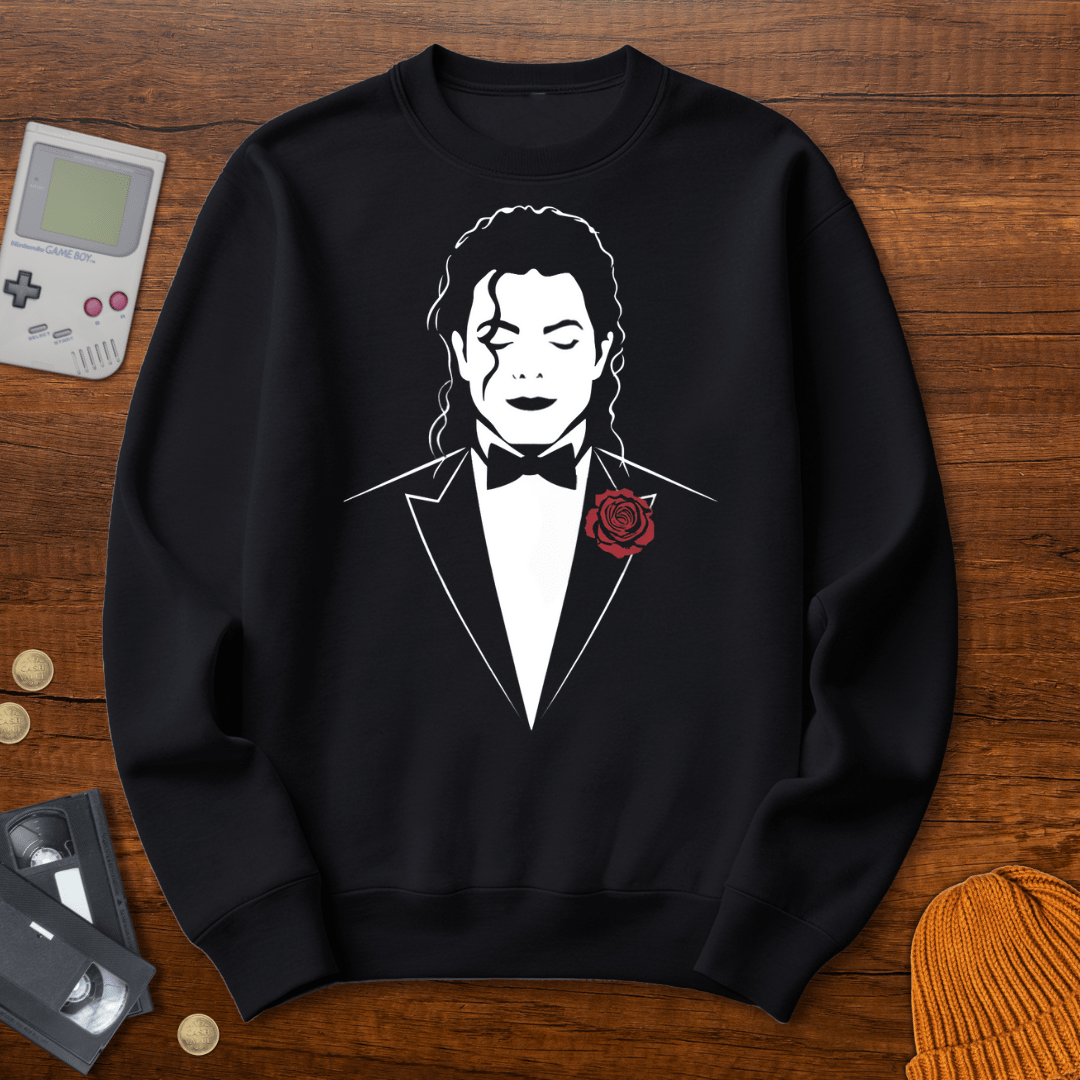 Printify Sweatshirt S / Black MJ - Sweatshirt