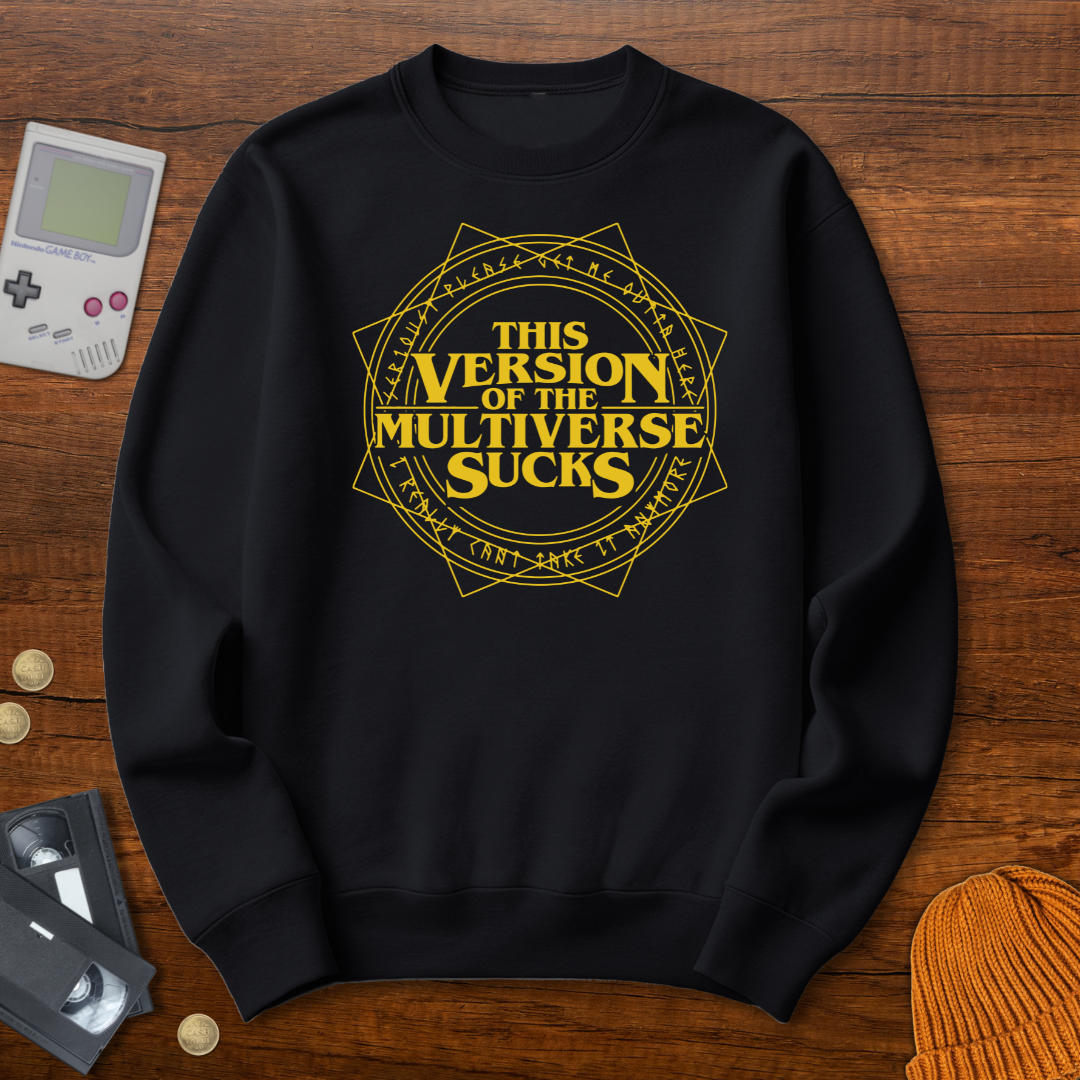 Printify Sweatshirt S / Black Multiverse - Sweatshirt