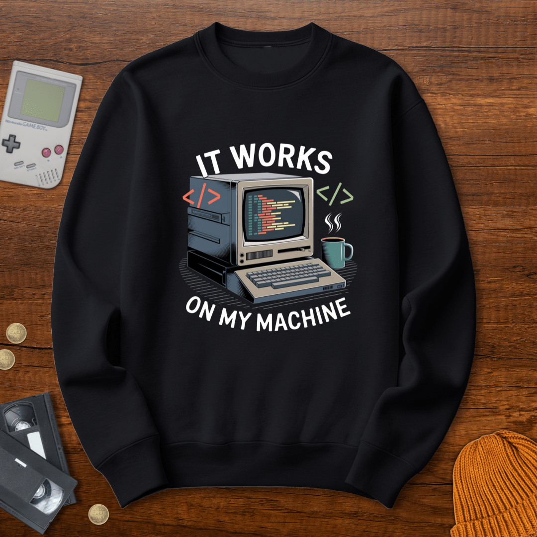Printify Sweatshirt S / Black My Computer - Sweatshirt