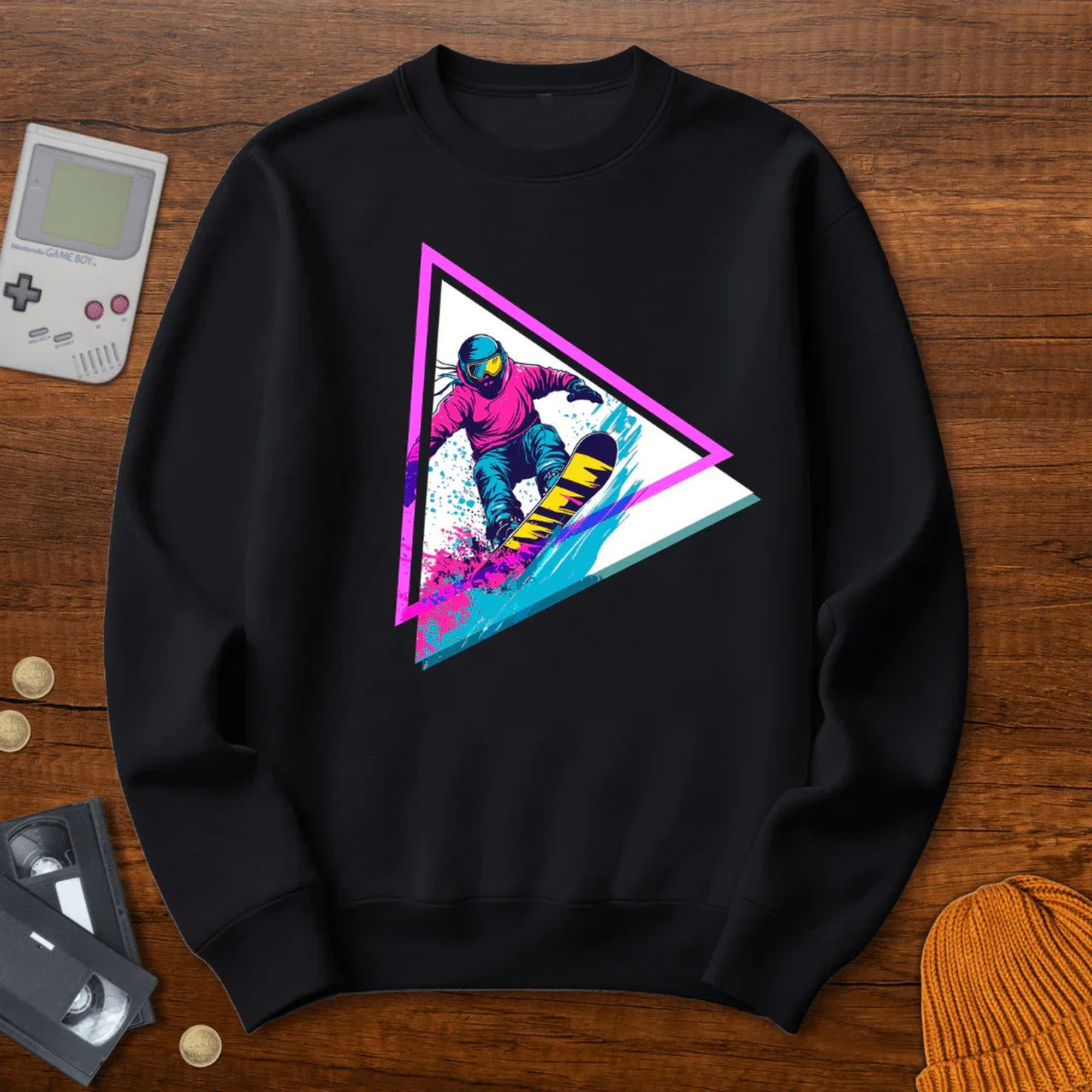 Neon Triangle Shred - Sweatshirt