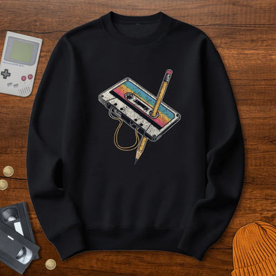 Old School Tapes - Sweatshirt - Throwback Paradise