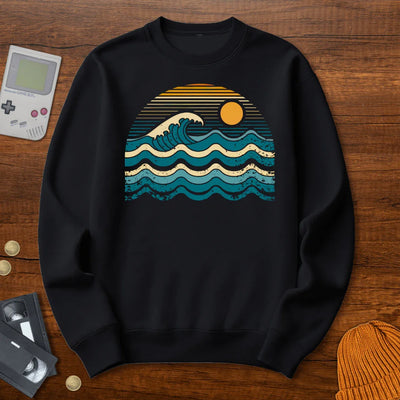 Retro Waves - Sweatshirt - Throwback Paradise