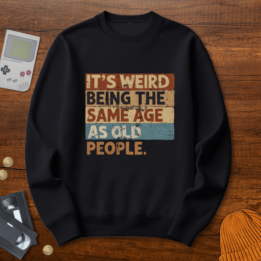 Printify Sweatshirt S / Black Same Age - Sweatshirt