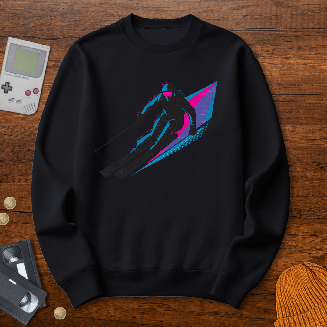 Printify Sweatshirt S / Black Ski - Sweatshirt