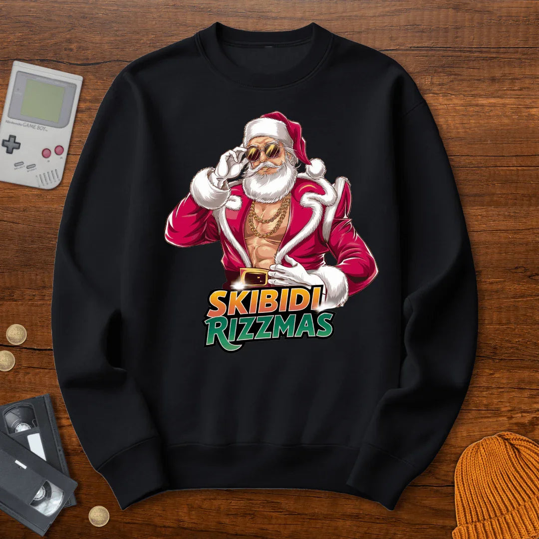 Skibidi Rizzmas - Sweatshirt - Throwback Paradise