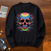 Printify Sweatshirt S / Black Skull - Sweatshirt