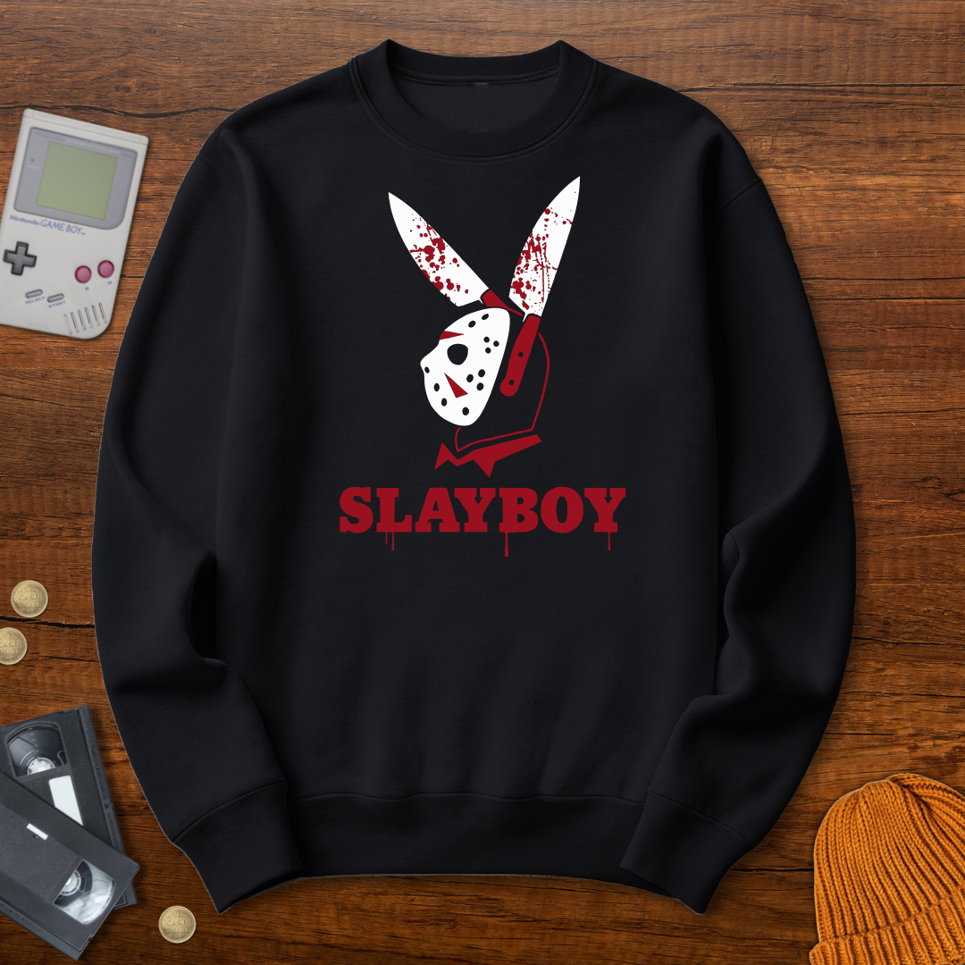 Printify Sweatshirt S / Black Slayboy - Sweatshirt