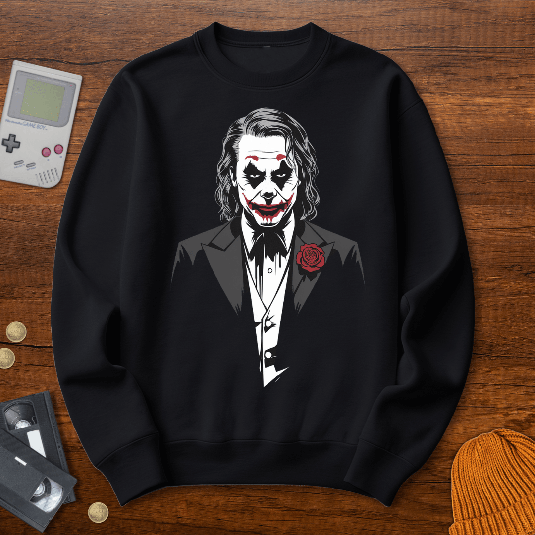Printify Sweatshirt S / Black Smile - Sweatshirt