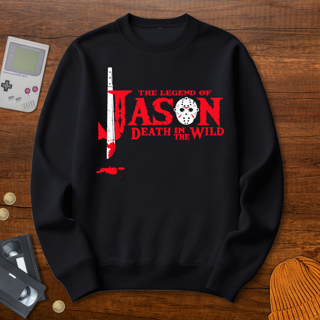 Printify Sweatshirt S / Black The Legend of Jason - Sweatshirt