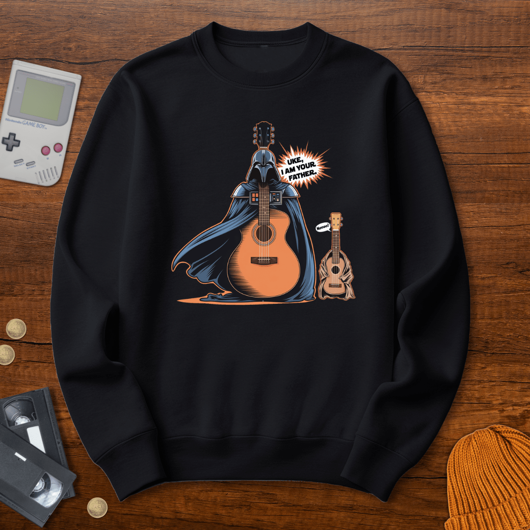 Printify Sweatshirt S / Black Uke I am your father - Sweatshirt