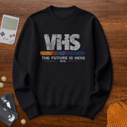 Printify Sweatshirt S / Black VHS - Sweatshirt