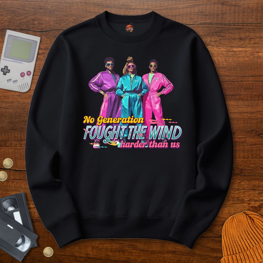 Printify Sweatshirt S / Black Windbreakers - Sweatshirt