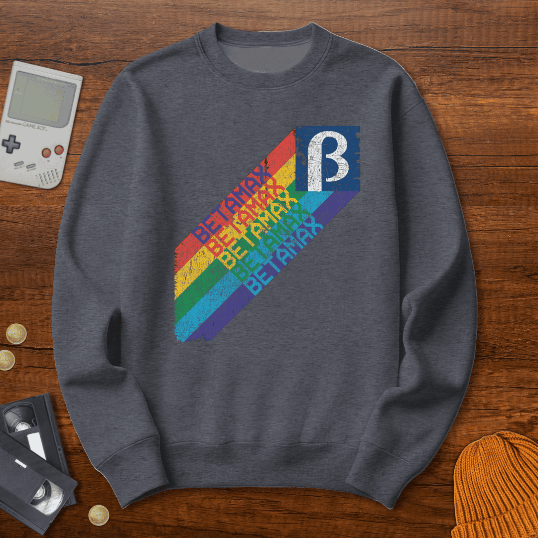 Printify Sweatshirt S / Graphite Heather Betamax - Sweatshirt