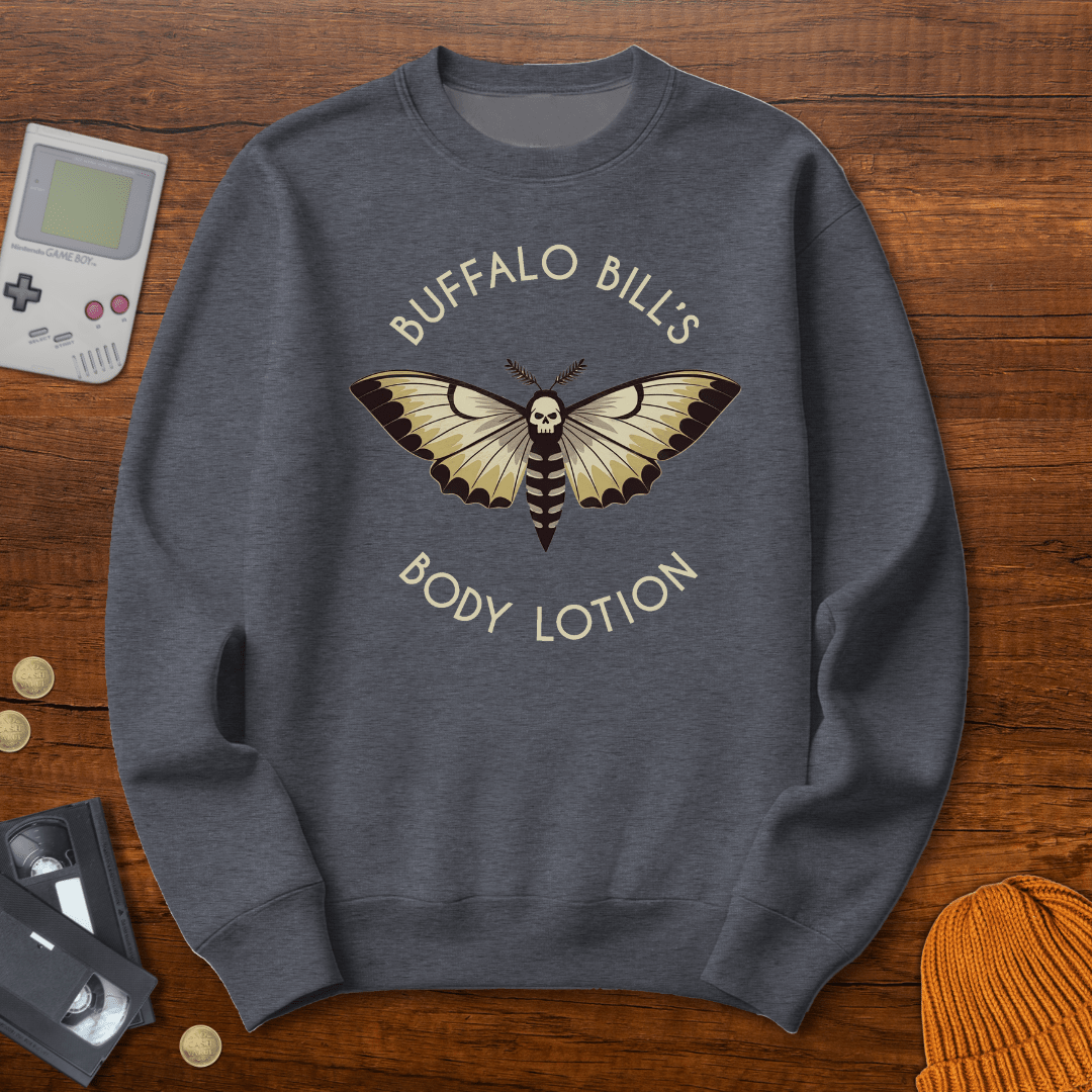 Printify Sweatshirt S / Graphite Heather Buffalo Bill Lotion - Sweatshirt