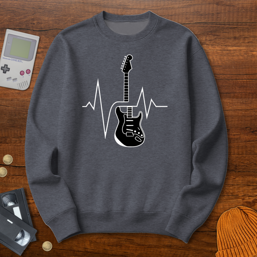 Printify Sweatshirt S / Graphite Heather EKGuitar - Sweatshirt
