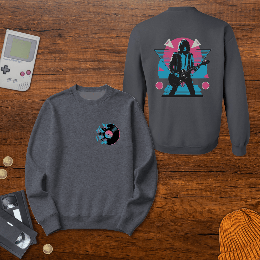 Printify Sweatshirt S / Graphite Heather Electric Metal - Sweatshirt