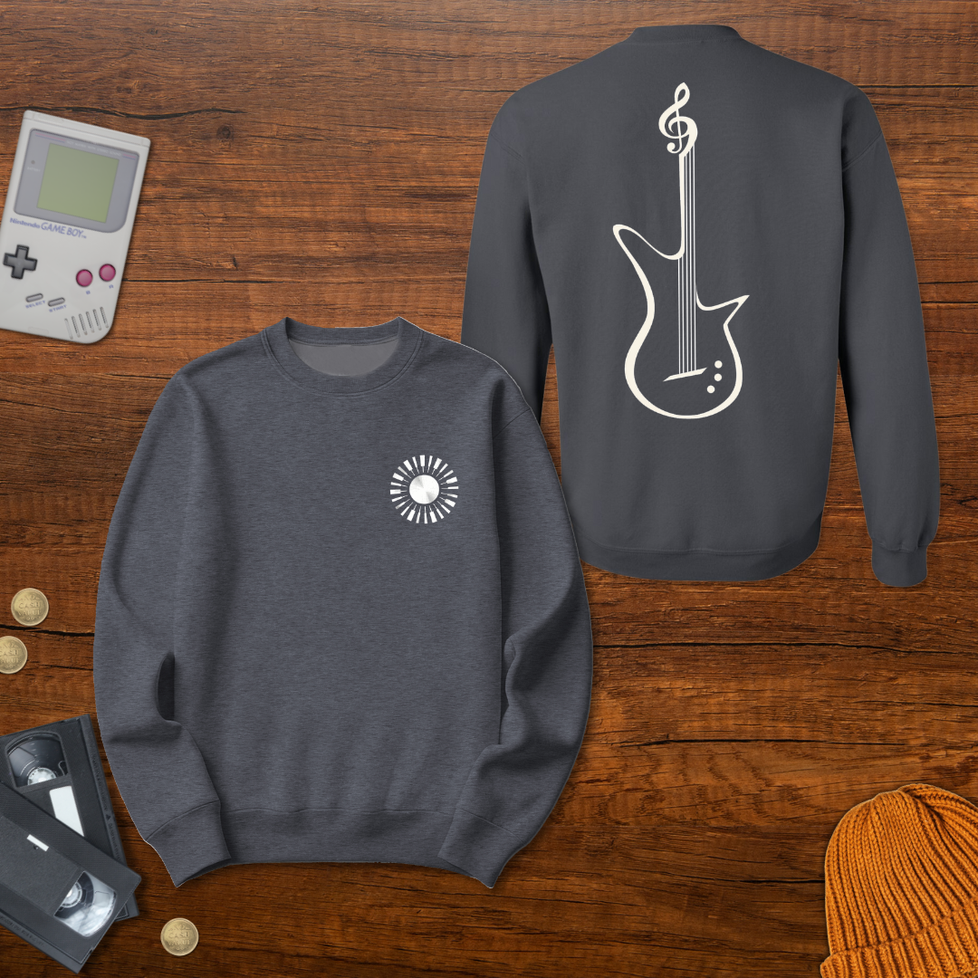 Printify Sweatshirt S / Graphite Heather Elegant Tunes - Sweatshirt