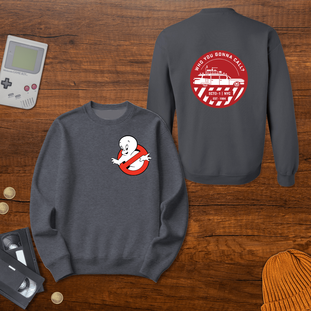 Printify Sweatshirt S / Graphite Heather Ghosts - Sweatshirt