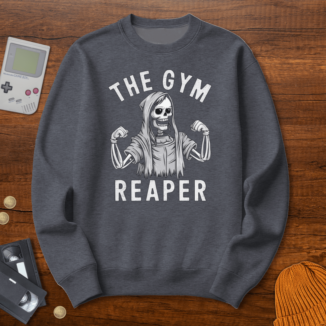 Printify Sweatshirt S / Graphite Heather GymReaper - Sweatshirt