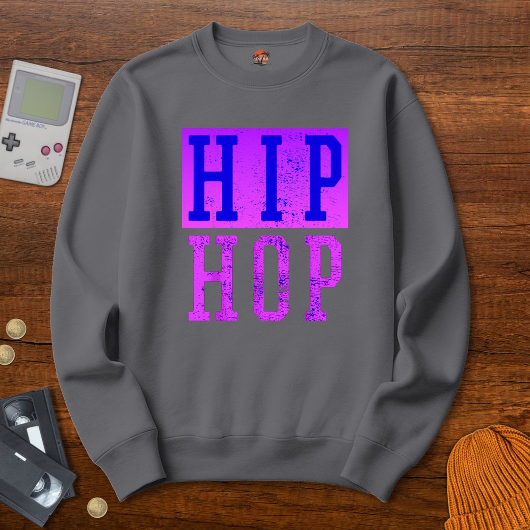Printify Sweatshirt S / Graphite Heather HIPHOP - Sweatshirt