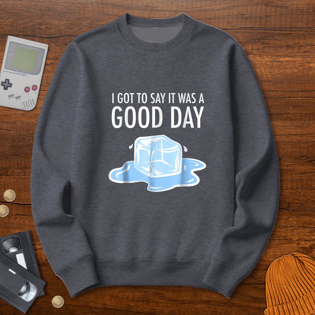 Printify Sweatshirt S / Graphite Heather Ice Cube - Sweatshirt