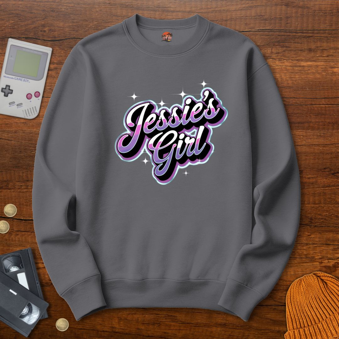 Printify Sweatshirt S / Graphite Heather Jessie's Girl - Sweatshirt