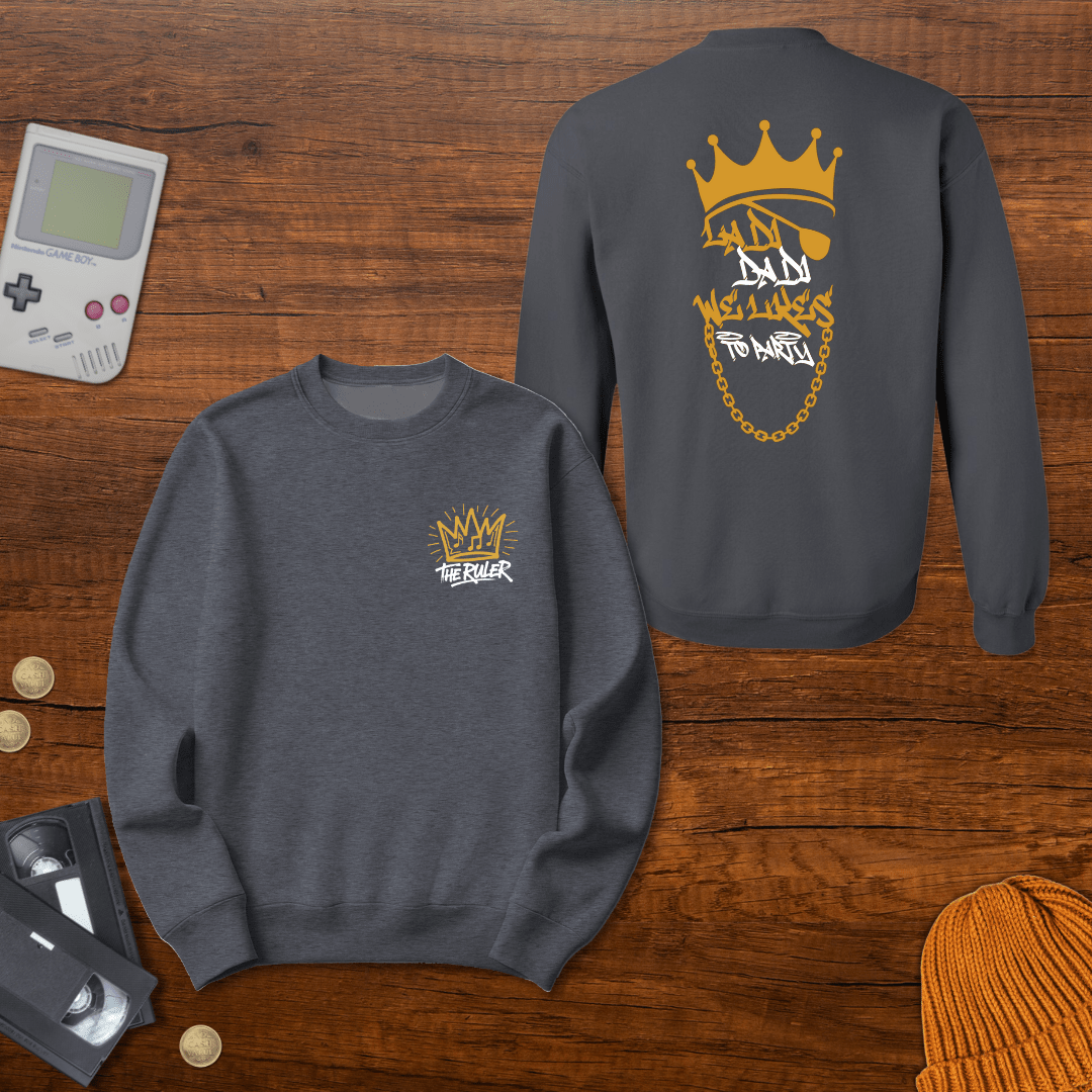 Printify Sweatshirt S / Graphite Heather La Di Da Di - Sweatshirt