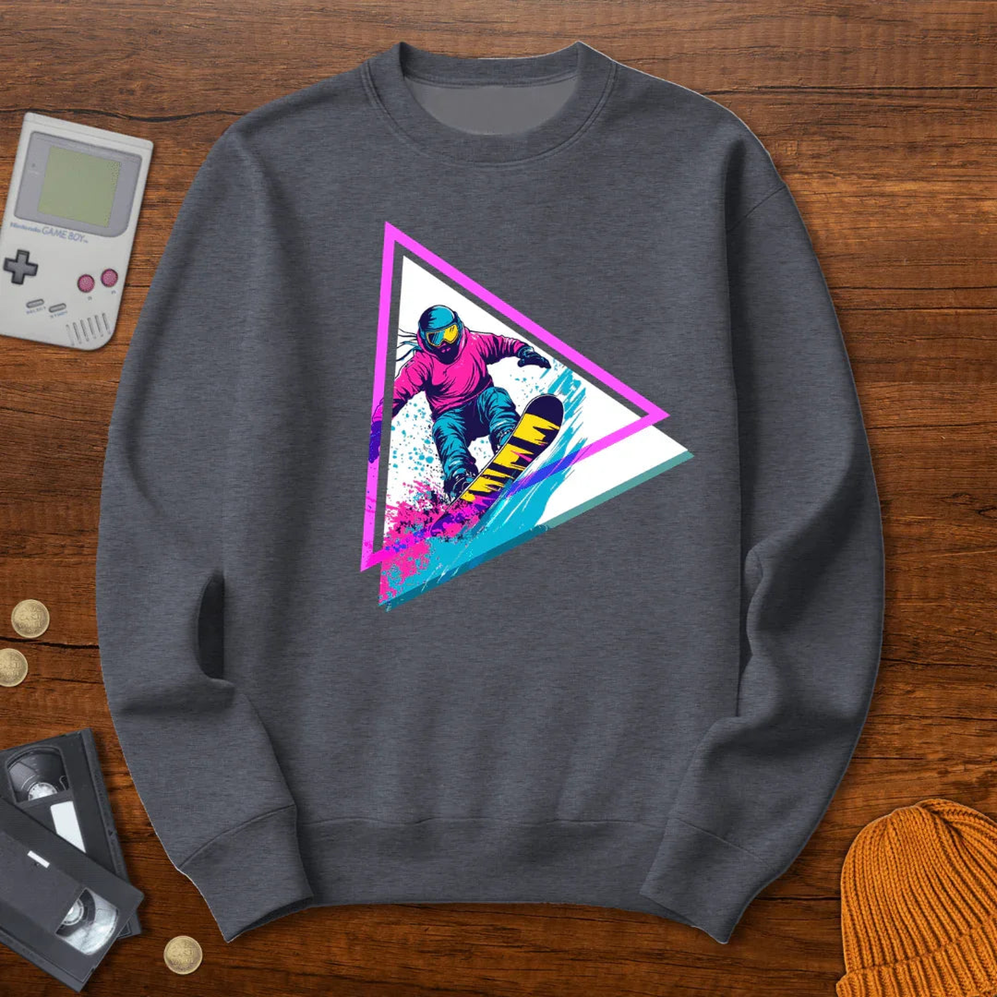 Neon Triangle Shred - Sweatshirt