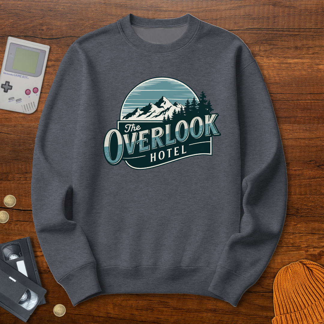 Printify Sweatshirt S / Graphite Heather Overlook Hotel - Sweatshirt