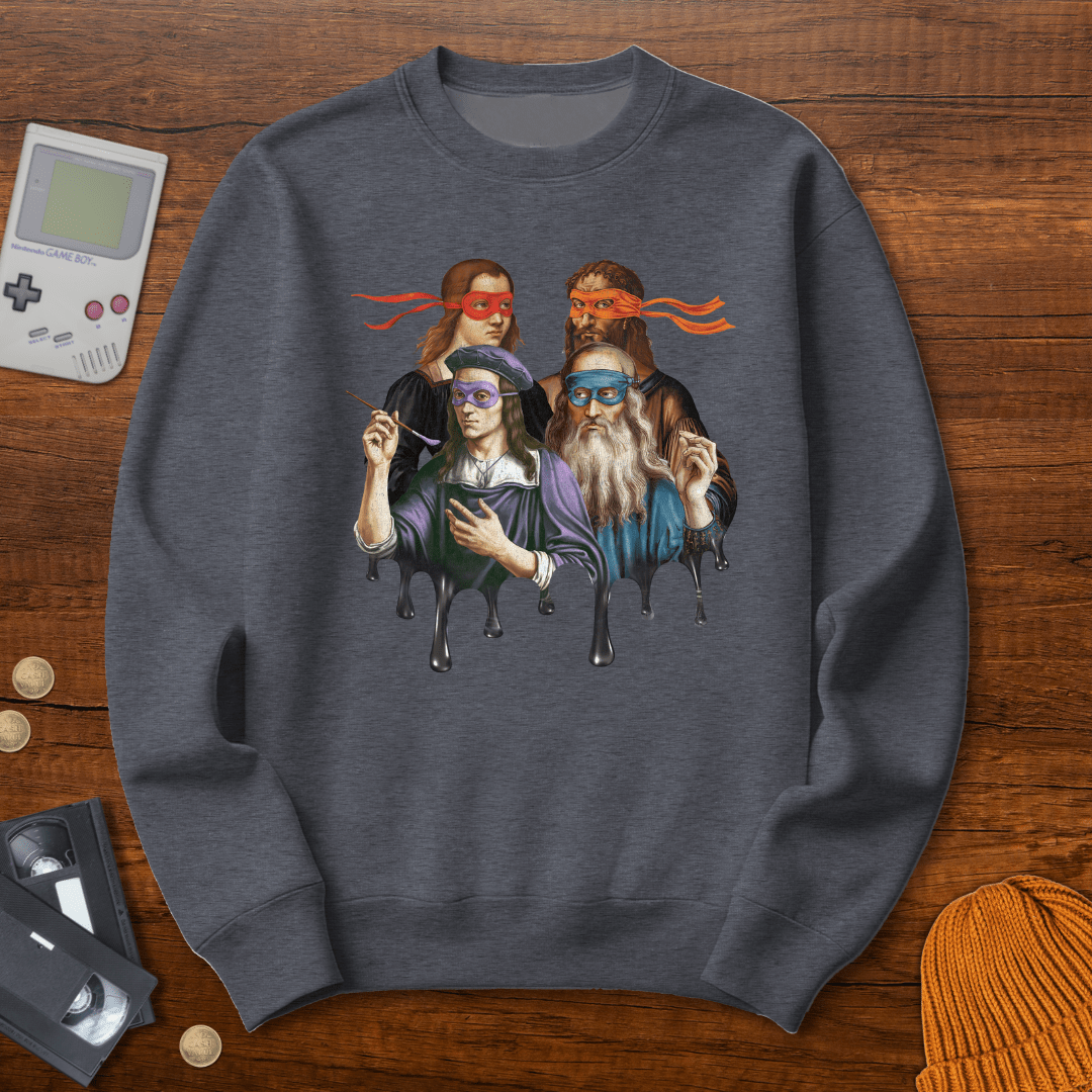 Printify Sweatshirt S / Graphite Heather Renaissance Artists - Sweatshirt