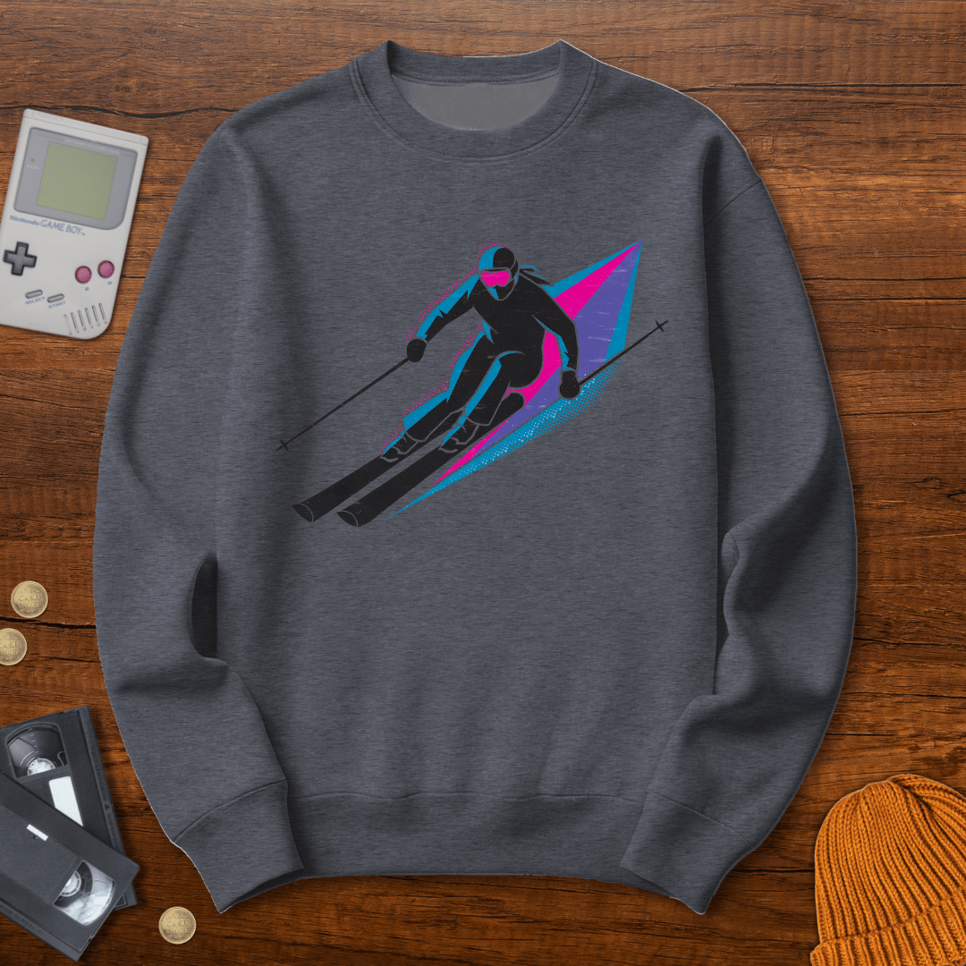 Printify Sweatshirt S / Graphite Heather Ski - Sweatshirt
