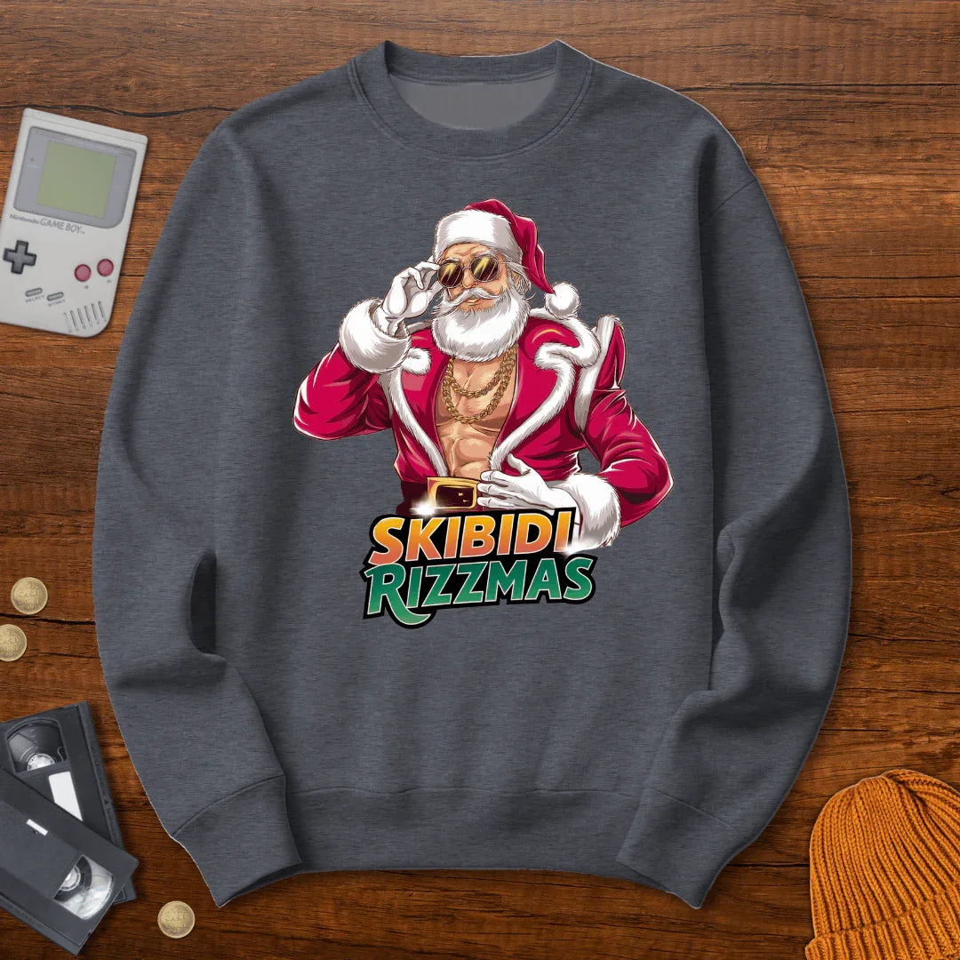Skibidi Rizzmas - Sweatshirt - Throwback Paradise