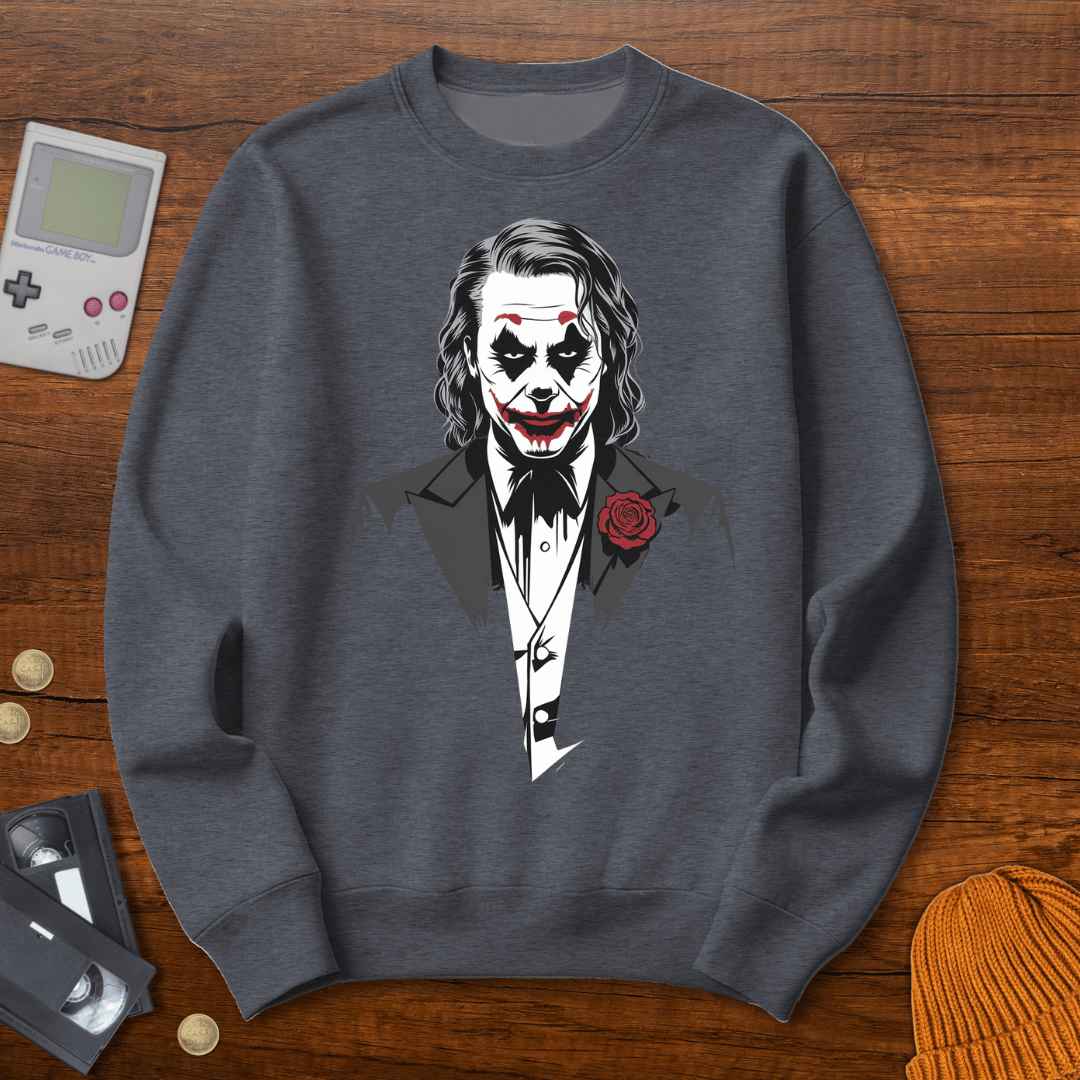 Printify Sweatshirt S / Graphite Heather Smile - Sweatshirt