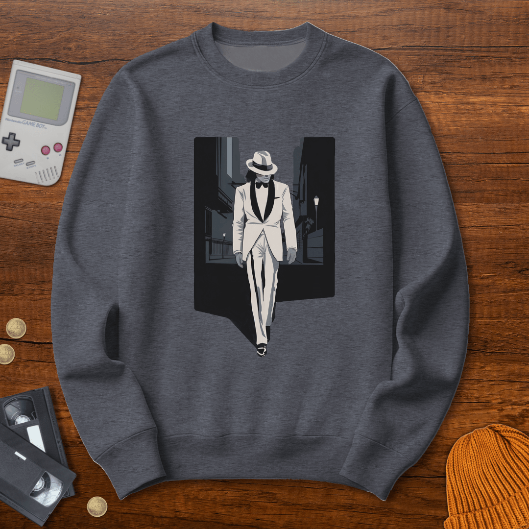 Printify Sweatshirt S / Graphite Heather Smooth Criminal - Sweatshirt