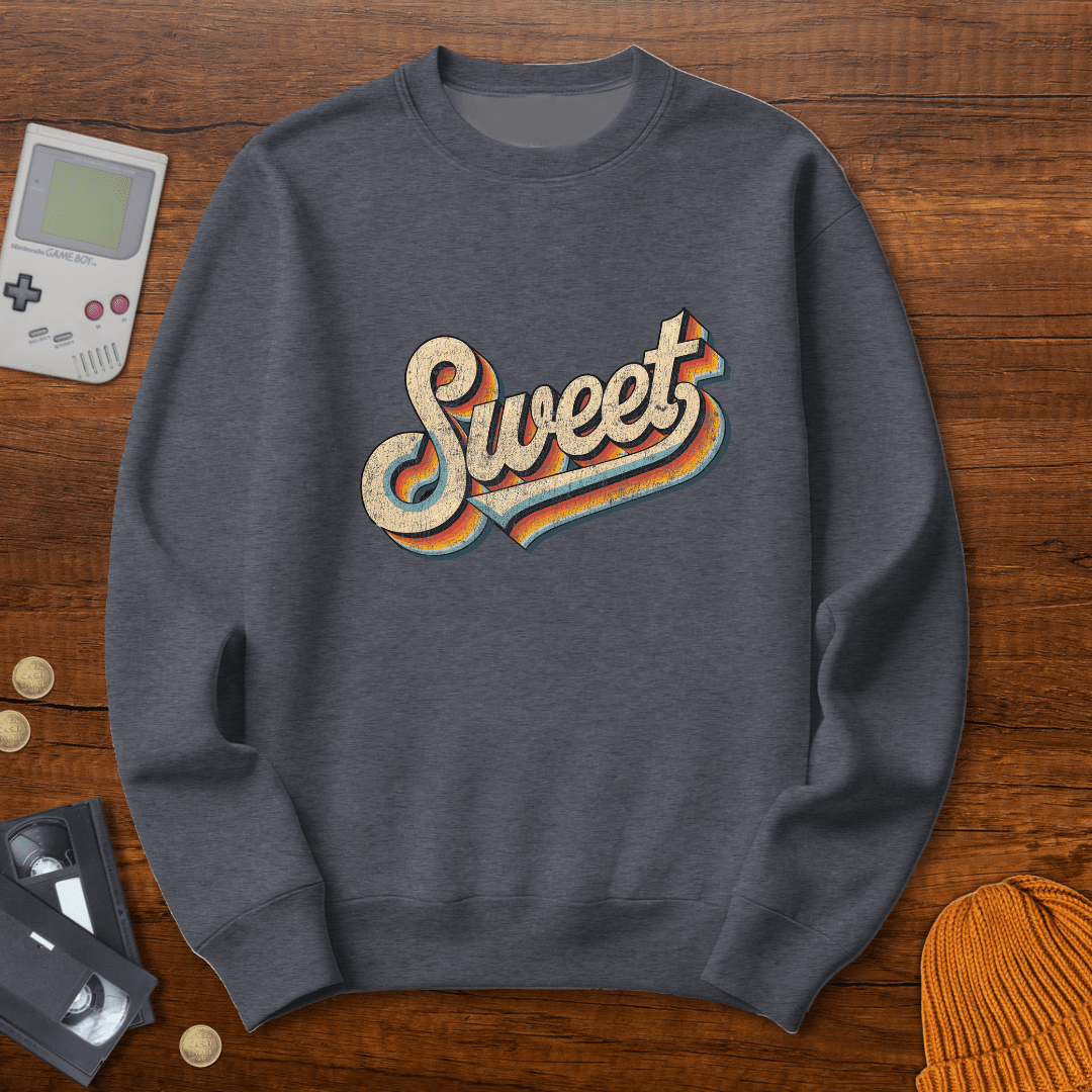 Printify Sweatshirt S / Graphite Heather Sweet - Sweatshirt