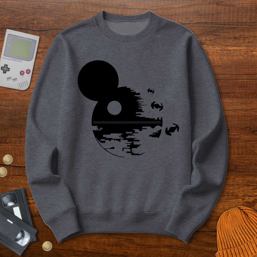 Printify Sweatshirt S / Graphite Heather Thats no moon - Sweatshirt