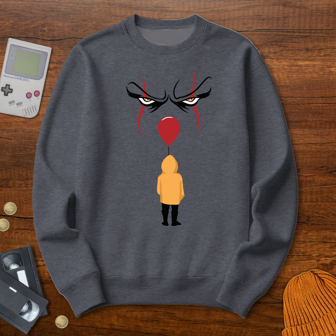 Printify Sweatshirt S / Graphite Heather The Dancing Clown - Sweatshirt