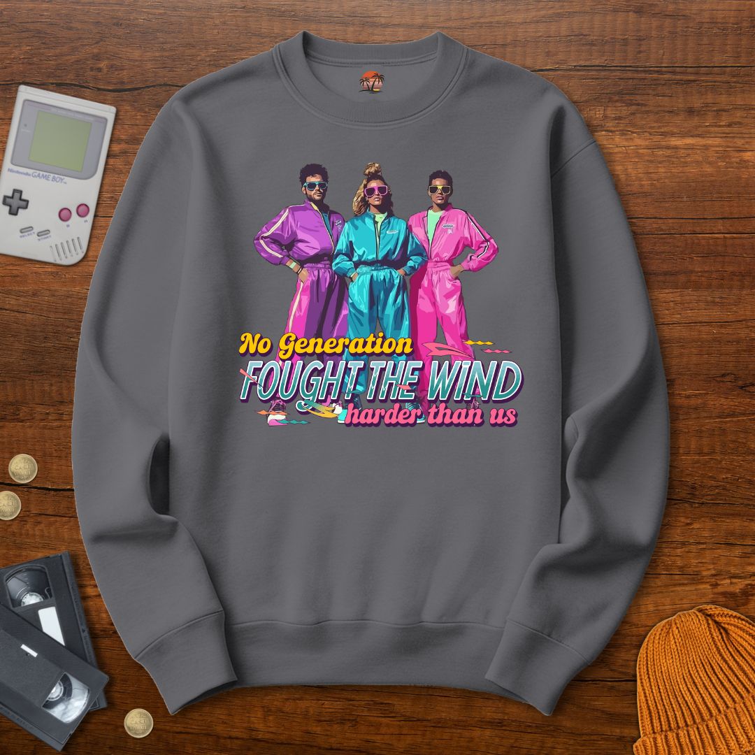 Printify Sweatshirt S / Graphite Heather Windbreakers - Sweatshirt