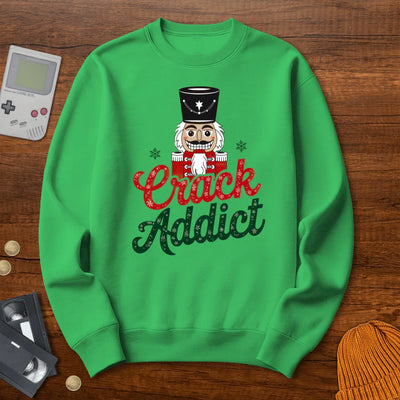Crack Addict - Sweatshirt - Throwback Paradise