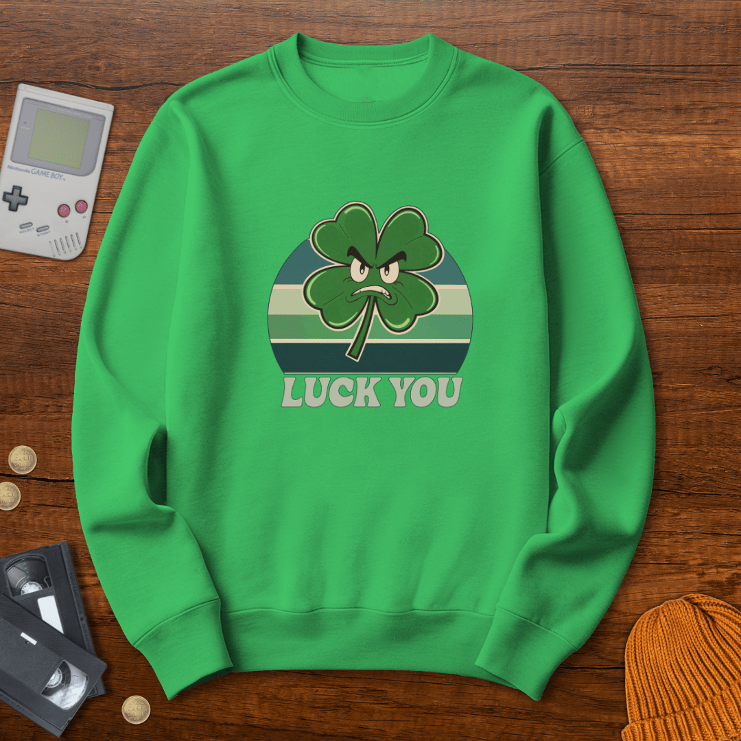 Printify Sweatshirt S / Irish Green LuckYou - Sweatshirt